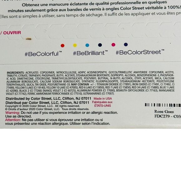 3/$20💘 Color Street Nail Polish Strips in Rose Goes - Picture 14 of 16